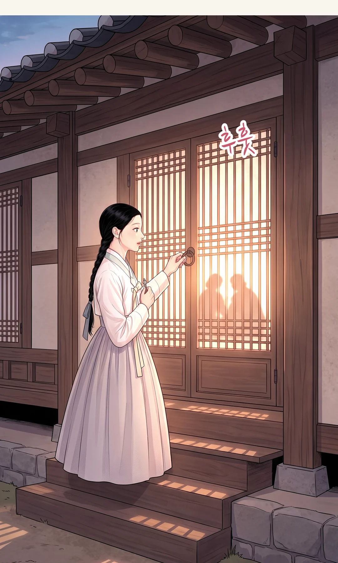 계산을 이해한 연화. 마른, 거의 웃음기. / 눈을 내리깐 도윤. 이미 끝난 일을 정리하는 사람. — 아버지의 재산은 채령을 따라간다. 내게 올 몫은, 처음부터 없었다. 연화 "결국, 사람보다 재산이군요." 도윤 "이해해 주시오."