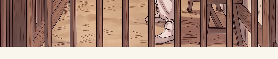 White space. One small speech balloon in the middle. — Yeonhwa: "The daughter you threw away—"