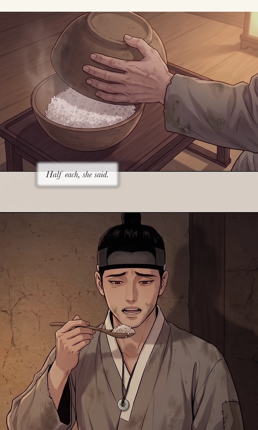 End card. — End of Ep. 5 / Next — Your Father Sold You