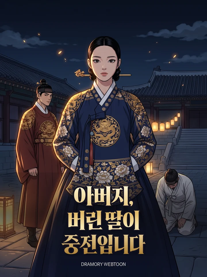 아버지, 버린 딸이 중전입니다 표지