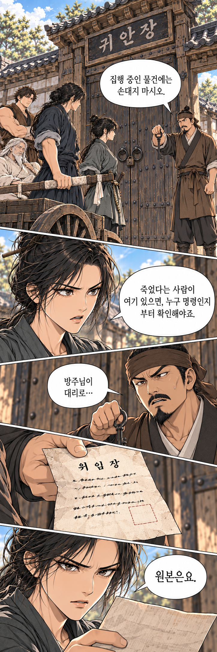 마교협객 3화 내 집에서 — 승인 V3 장면 1