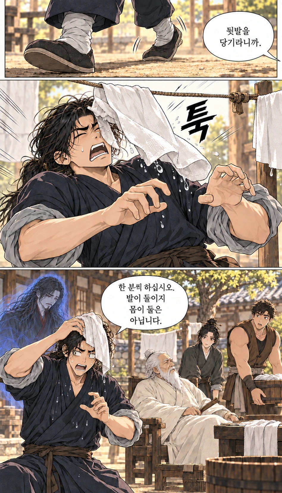 마교협객 4화 한 지붕의 원수들 — 장면 6, 정본 C013-C014