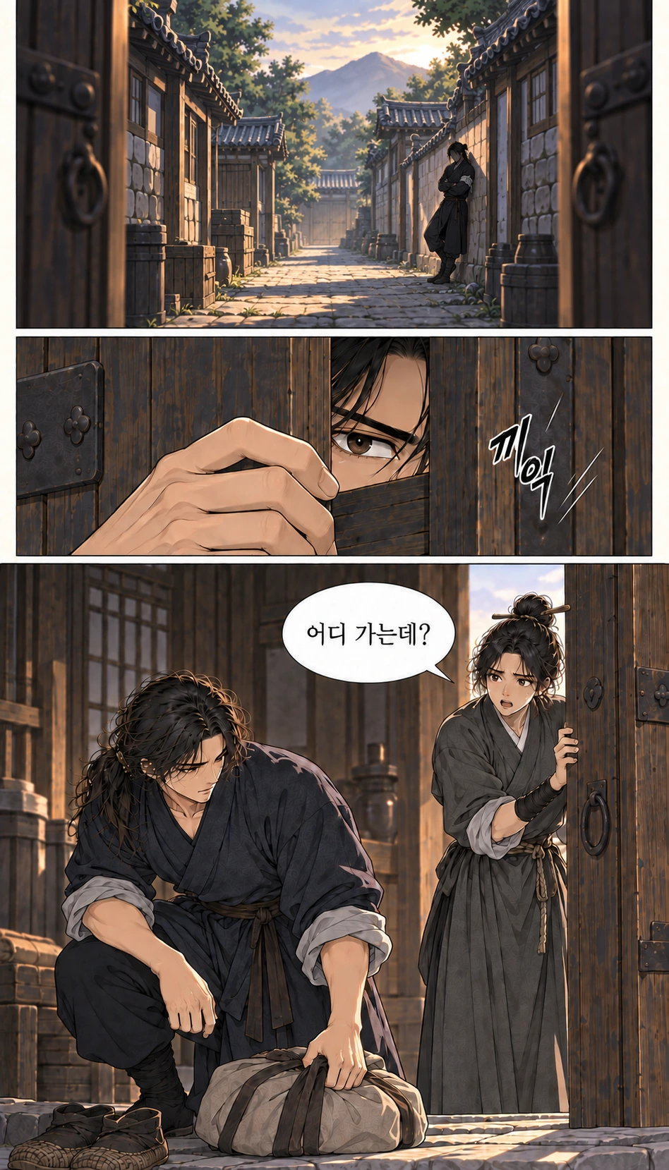 마교협객 4화 한 지붕의 원수들 — 장면 11, 정본 C023-C024