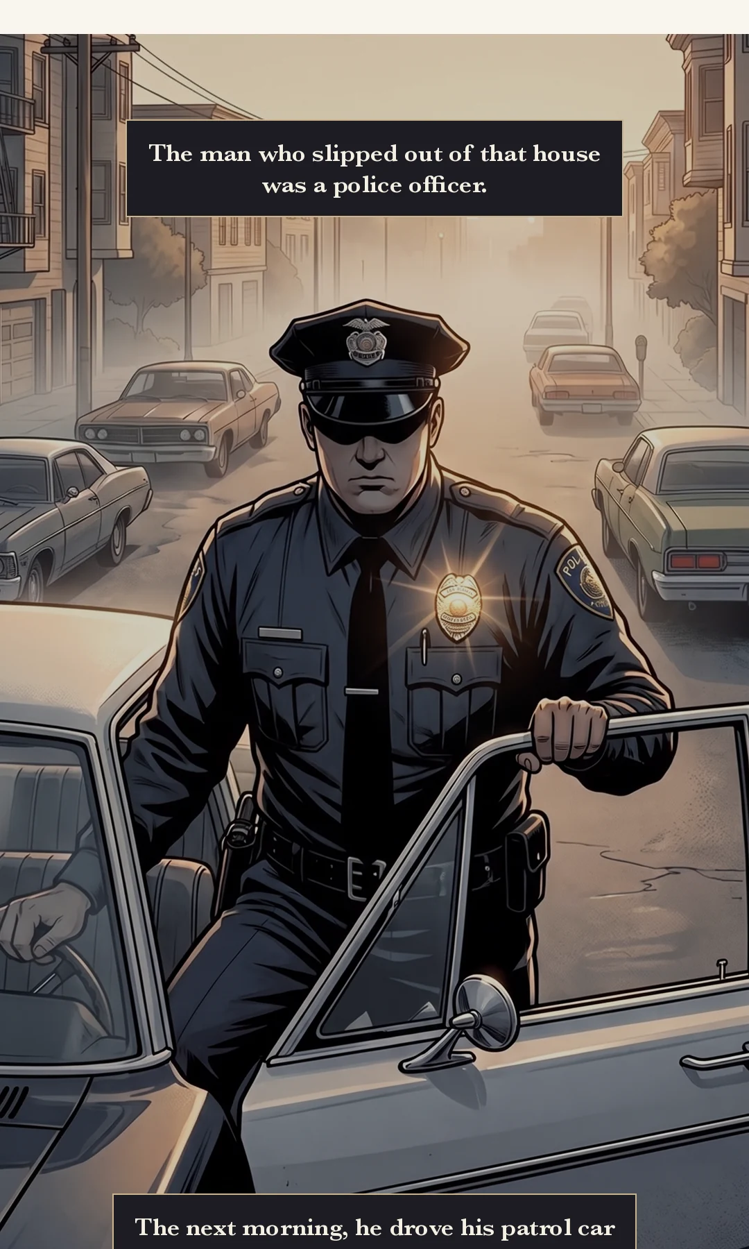 A window already unlatched. / A cut telephone line. — The window was always open in advance. The phone line was already cut. It meant he had been watching for days.